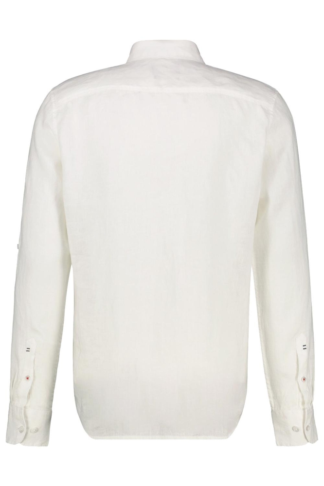 OVERHEMD VAN LINNEN EN KATOEN MIX 2541111 100 WHITE
